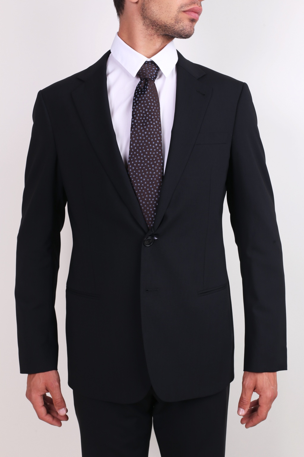 Black Wool Suit Armani Vitkac GB